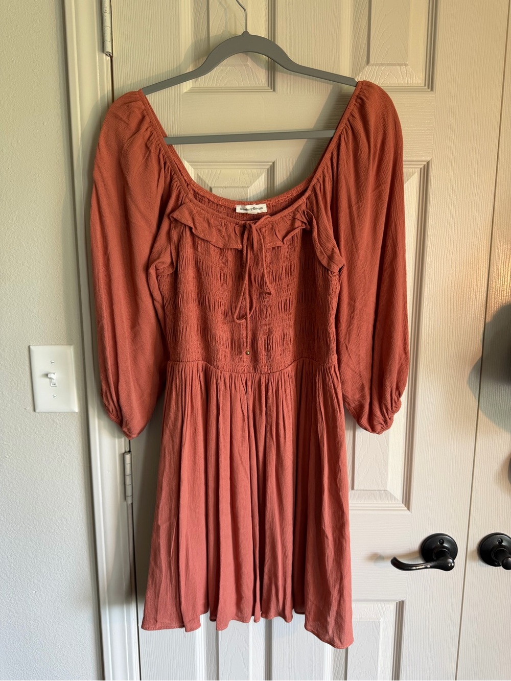 Women’s Rust Smocked Dress
